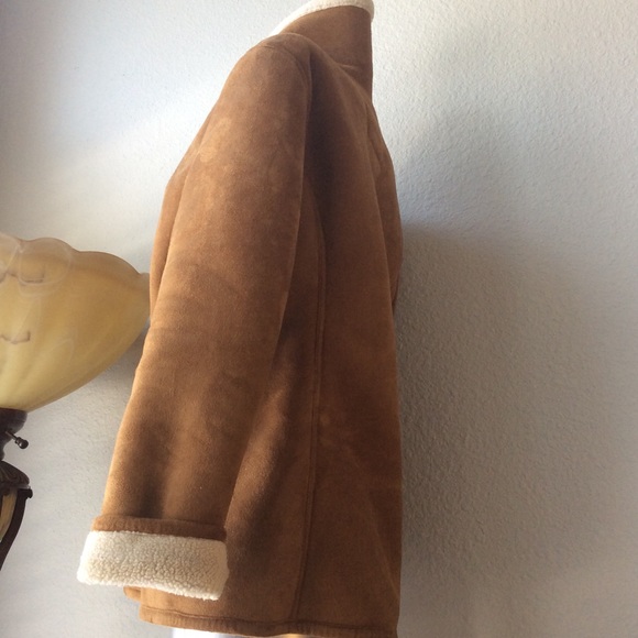 Lands End Jacket Faux Suede Shera - Picture 2 of 5